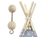 Tipi-Zeltstabilisator, Kinder-Tipi-Stabilisator, Anti-Kollaps-System für Tipi, Tipi-Werkzeug, Blockiersystem für Tipi, Tee-Pee-Tool-Kit