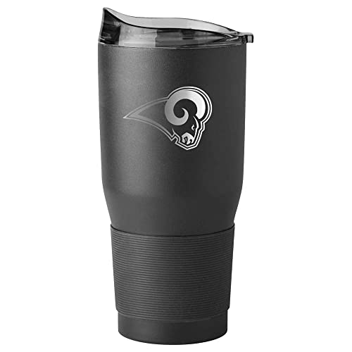 logobrands Los Angeles Rams Thermobecher, 850 ml, Schwarz