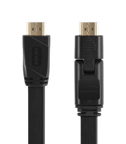 Speedlink Flex-3 HDMI Kabel für PlayStation PS3/PS4 (klappbarer Stecker, unterstützt 4K Auflösung in 3D, 60 Fps, 2160p, HDMI 2.0, Ethernet)