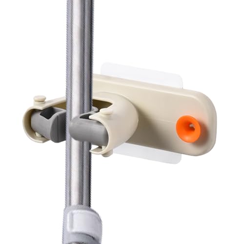 Lunaobrik Besen und Mop Wandhaken für Besen und Mopps | Wand Besen Tür Wand Besen – Speicher für schwere Anwendungen für Garage Schuppen Keller Schrank für Badezimmer