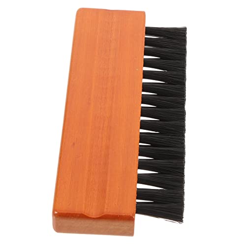 DIYEAH Schallplatten Reinigungsbürste Antistatische Bürste Mit Holzgriff Für Vinylplatten Professionelle Staubentfernung Für Schallplattenliebhaber
