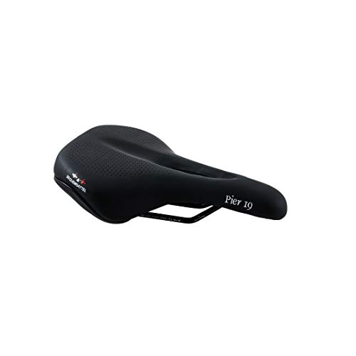 P&P pro cycling P&P Bequemsattel Pier 19 519, Uni, 260x185mm, 420g, schwarz