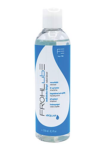 Fröhle FRÖHLubE Aqua medizinisches Gleitgel, 250ml, auf Wasserbasis, pH-optimiert, kondomgeeignet