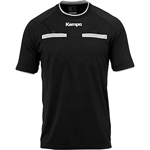 Kempa Kinder Schiedsrichter Trikot-200310101 Trikot, schwarz, 164