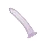 EIS Dildo 'Klare Sache' mit Saugnapf 19 cm | Sex-Spielzeug für beide | Vaginal oder anal für Frau und Mann | Realistischer Naturdildo | Dildo für Stimulation leise & stark | Farbe: weiß