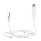 MEROM 12V USB Kabel Netzkabel für Epilierer Damen Kompatibel mit Braun Silk-épil 9 Flex/Silk-épil 5 / épil 7/9 Epilierer Ladekabel