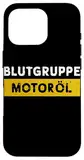 Hülle für iPhone 16 Pro Mechaniker Blutgruppe Motoröl Auto Werkstatt Schrauber