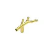 1PC 96mm 128mm Zweige Griff Schublade Schrank Türgriffe Antike Kupfer Griff Solide Einfache Kleiderschrank Möbel schrank Griffe(3366-gold)