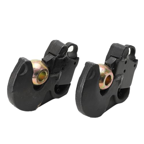 Lfhelper 2er Set Unterlenker Fanghaken Schnellkuppler mit Kugel Modell: Cat II für 60-120 PS Traktor Trecker Schlepper Traktor Unterlenker Fanghaken Schnellkuppler mit φ56mm Fangkugel Universal