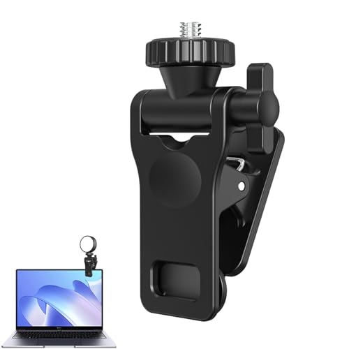 Generisch Light Clip Mount Halter, Monitor der Kamera -Halterung | Anti-Slip-Kamera Ersatzclip | Flashhalter -Ständer mit 1/4 Schraubenanschluss, tragbarer Telefonmontage für Video Live Stream