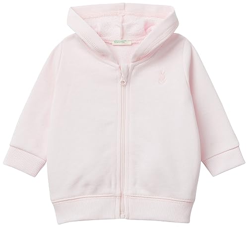 United Colors of Benetton Baby-Mädchen Jacke C/CAPP M/L 3J70A500R Kapuzenpullover, Rosa Tenue 1w0, 56