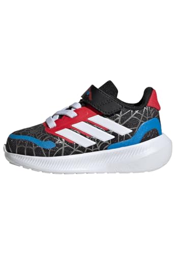 adidas Jungen Unisex Kinder Marvel Spider-Man Runfalcon Shoes Kids Schuhe, Core Black FTWR White Pure Ruby, 27 EU