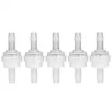 Nimoa 5PCS Einweg Kunststoff-Rückschlagventil für die Wasseraufbereitung (5mm)