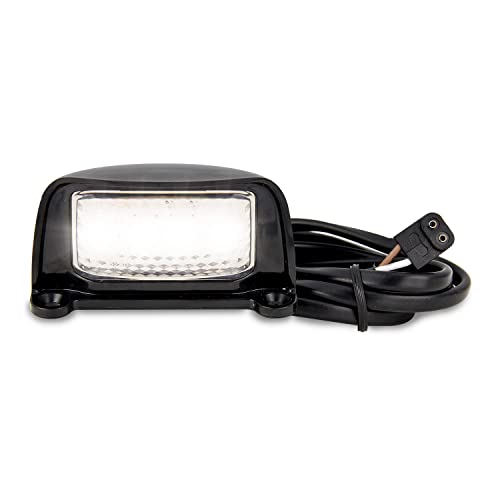 LED carlights Kennzeichenleuchte schwarz 2-Pin-Anschluss 12-24V