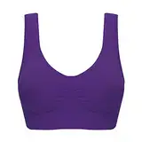 Awrvia Damen BH Bügelfreier Nahtloser BHS Weicher Baumwolle Unterwäsche Ohne Buegel Bralette Bequemer Komfort Bustier Hautfarbener Elegant Soft-BH Täglicher Sport Unterwäsche Klassische BH-Hemden