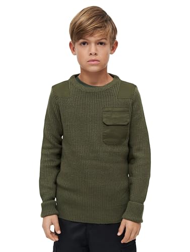 Brandit Kids BW Pullover, Farbe: Olive, Größe: XL 158