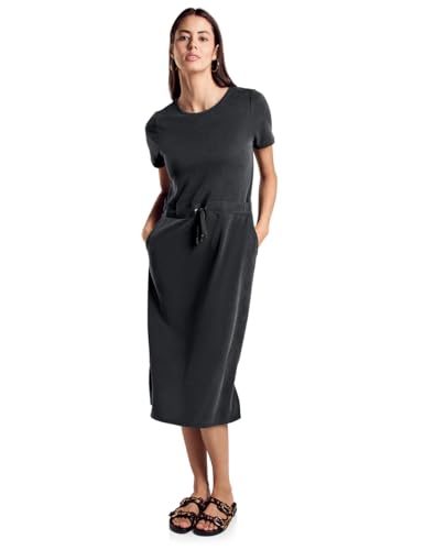 STREET ONE Damen A144135 Jersey-Kleid, Black, 38