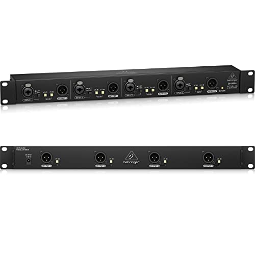 BEHRINGER DI4800A DIRECT BOX ULTRA DI-BOX aktiv 4 Kanäle 1 Rock Konverter Signal Jack auf XLR