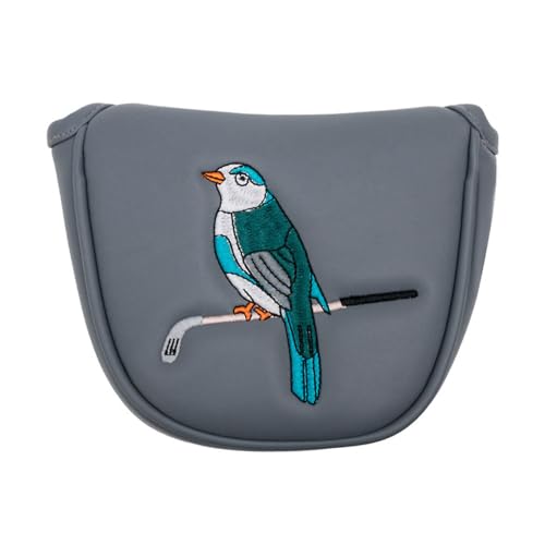 Putter Cover, PU-Leder Club Head Protector, Golf Putterschlägerhaube mit weichem Samt Innenschicht für die meisten Golf-Putter