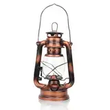 Petroleumlampe Outdoor , Retro Feuerhand Sturmlaterne, Petroleumlampe Geeignet Für Indoor ,Haus, Garten, Camping,25cm (bronze)