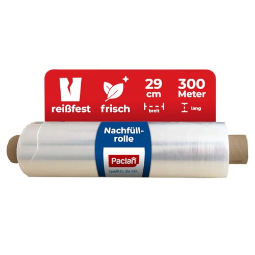 Paclan, Frischhaltefolie 300m x 29cm Economy Nachfüllrolle, Transparent, 300 meter