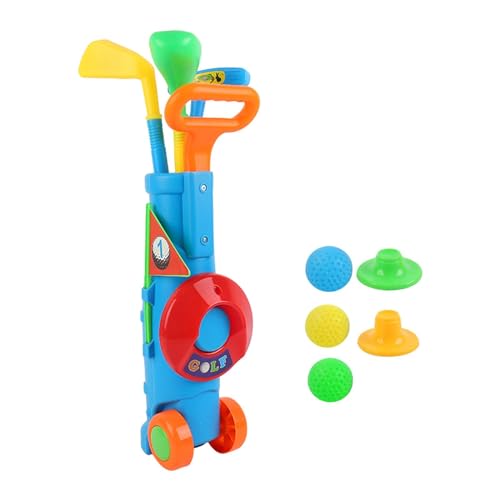 Perfeclan Kinder-Golfschläger-Set, Spielzeug, Kleinkinder, Golf-Set, Übungslöcher, Koordination, Indoor-Golfspielzeug, Alter 3 4 5 6, Jungen, Mädchen, Babys, Blau