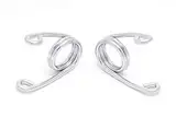 2" Sitzfeder Hairspring chrom rechts + links