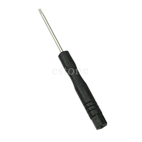 LUOFANG Mini 2 mm Schlitzschraubendreher für Mobiltelefon Reparaturwerkzeug, Schwarz