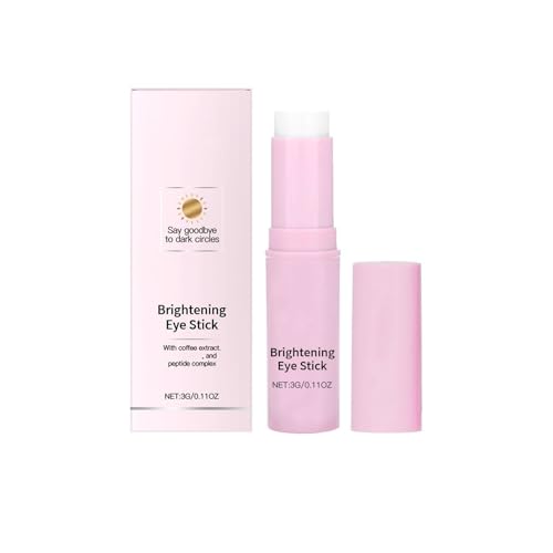 Under Eye Stick - Eye Balm Caffeine Eye Stick for Dark Circles & Fine Lines, Firming Eye Balm Stick with Peptides & Niacinamide, Vegan & Cruelty-Free Under Eye Balm