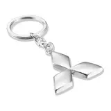 ARKOSKNIGHT Kreative Auto Logo Schlüsselanhänger für Auto 3D Chrom Metalllegierung Schlüsselanhänger Geschenke für Frauen und Männer Schlüsselanhänger Universalgröße, Mittsubishi