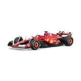 BBURAGO - Ferrari SF-24 Charles Leclerc #16 2024 - Realistisches Auto im Maßstab 1:43, geführt von Charles Leclerc, offizielles Ferrari-Lizenzprodukt, Empfohlenes Alter 3+ Jahre