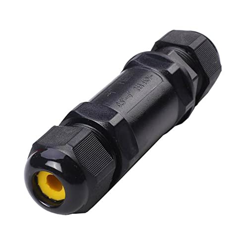 Kabelverbinder Verteilerdose Abzweigdose Kabelmuffe Verbindungsmuffe Verbindungsbox Verteilerdose Wasserdicht Kabeldose Wasserdicht IP68 5-Polig Außen Outdoor Erdkabel (5 Pin / 24A 450VAC)