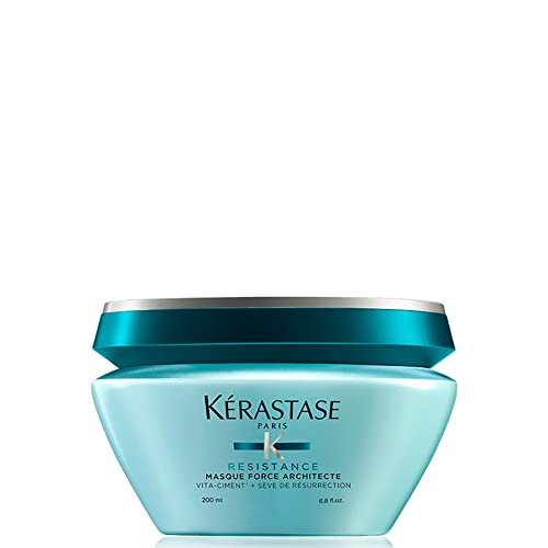 Kérastase Haarmaske für geschädigtes und strapaziertes Haar, Aufbauend und stärkend, Masque Force Architecte, Résistance, 200 ml