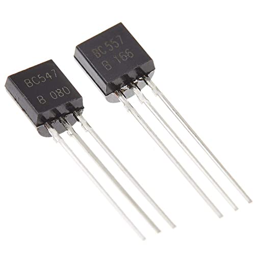 PENGLIN 100 Stück (50 Stück BC547+50 Stück BC557) NPN PNP Bipolar PBP Low Power Transistoren 100mA, 3-Pin