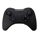 Silikon-Schutzhülle für Nintendo Wii U Pro, WiiU (kabellose Controller), Schwarz