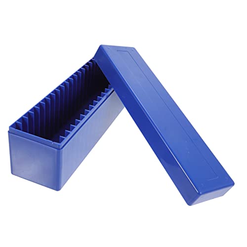 jojofuny Münzbox Münzhalter Münzhandel Münzsammlungszubehör Mit Deckel Münzetui Marineblau Kunststoff