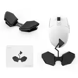 YaGee Handballenauflage Maus für Gaming, Ergonomische Wrist Rest, Handgelenkstütze für Rechtshänder, An die Maus anbringbar – PC Gamer Accessoire, Anti-Ermüdung, Leichtes Gleiten, Mini, Schwarz