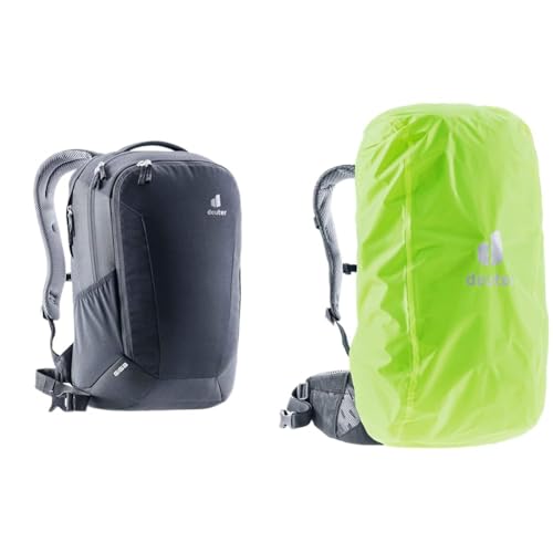 deuter Giga Laptop Rucksack (28 L) & Raincover I Regenhülle (20-35 L)