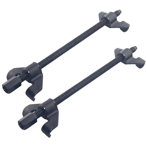 TIOMIOSEA 2 Stück Federspanner - Schnell & Einfach Federn Montieren und Demontieren, 380mm Spannweite Feder Spanner für Universal PKW KFZ Auto Motorrad Tuning Tieferlegung Montagespanner