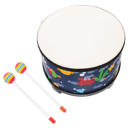 Mikinona 1 Set Bodentrommel Spielzeug Kinder Snare Drum Kit Musikinstrument Kinder Snare Drum Kinder Snare Drum Holz Snare Drum Kinder Trommelstock Snare Drum Drumsticks Kleinkind