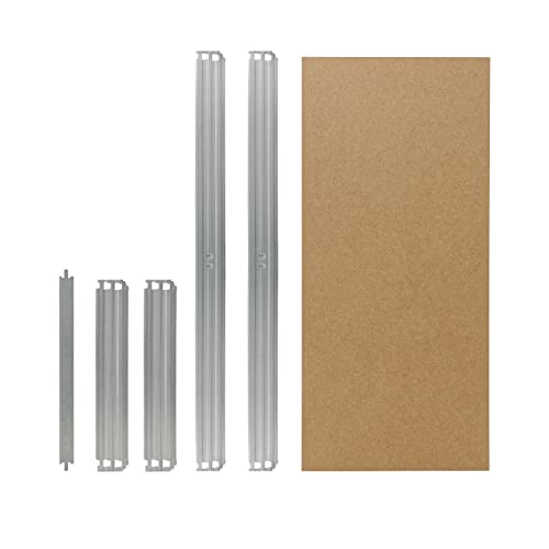 shelfplaza® PROFI 70x60cm Fachboden-Set komplett für Steckregale in verzinkt/HDF-Fachboden/zusätzliche Fachböden für Schwerlastregale