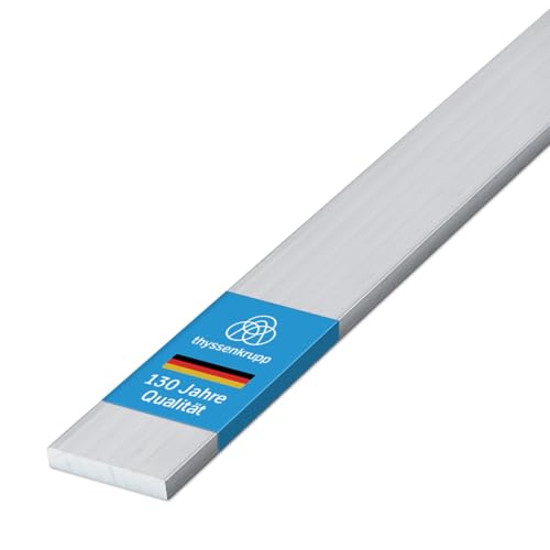thyssenkrupp Flachprofil Aluminium 30 x 2 mm in 1500 mm Länge | Alu Flachstange Flachmaterial | EN AW-6060