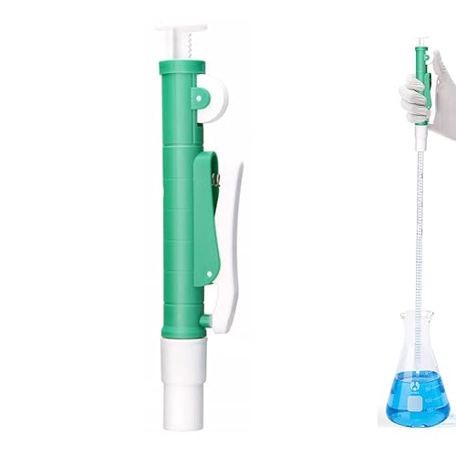 Pipettenpumpe, Manueller Pipettenpumpen, Labor-Pipettenpumpe, Wissenschaftlicher Pipettierhilfe, Pipettenpumpenfüller, Pipette Pumpe, Pipettenfüller für Einweg-Kunststoff- und Glaspipetten, 10ML