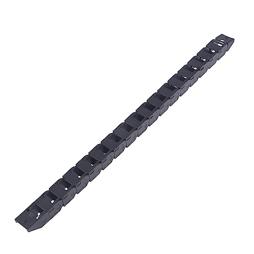 NAMOARLY Schwarze Schleppkette Kabelträger 455mm x 25mm x 20mm Flexibel Für Elektrische Maschinen Und CNC Anwendungen Kabelmanagement Und Drahtführungssystem
