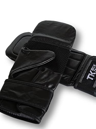 TK Boxhandschuhe Gladiators – Tasche Handschuhe (Schwarz, M)