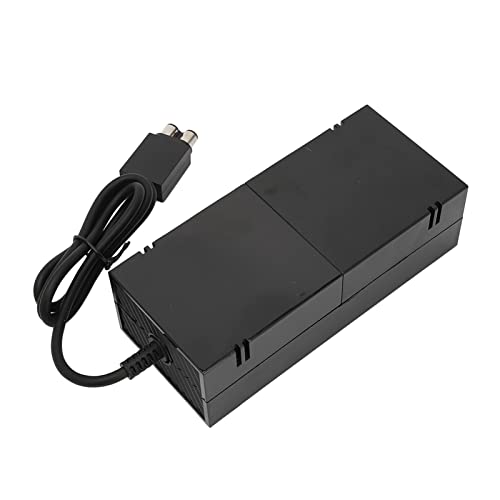 Keenso 100-240 V AC-Netzteil, Geräuscharmes Kabel-LED-Anzeigelampen-Netzteil für One-Konsole (EU-Stecker)
