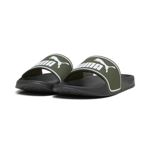 PUMA Unisex Leadcat 2.0 Flip-Flops, Myrtle White Black Green, 43 EU