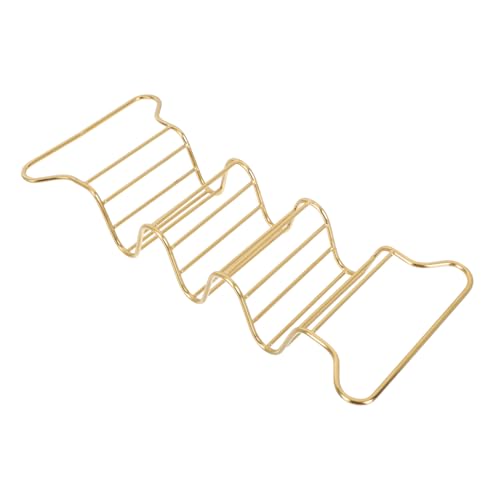LIFKOME Edelstahl Taco-halter Mit Pfannkuchenständer Tortilla-unterstützung Backwarenständer Für Restaurant Und Zuhause