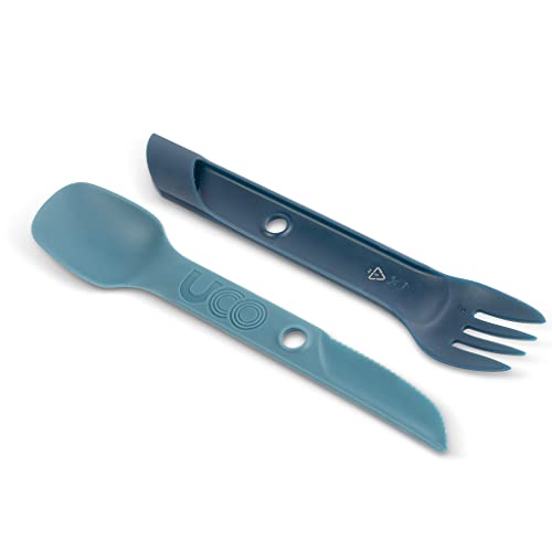 UCO Recycelter ECO Switch Spork 2-teiliges integriertes Camping- und Outdoor-Utensilien-Set