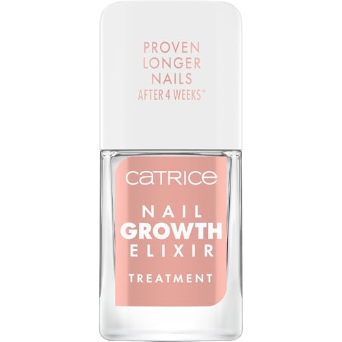 Catrice Nail Growth Elixir Treatment, Nagelbalsam, Transparent, feuchtigkeitsspendend, pflegend, acetonfrei, vegan, ohne Mikroplastikpartikel, ohne Konservierungsstoffe, 1er Pack (10.5ml)